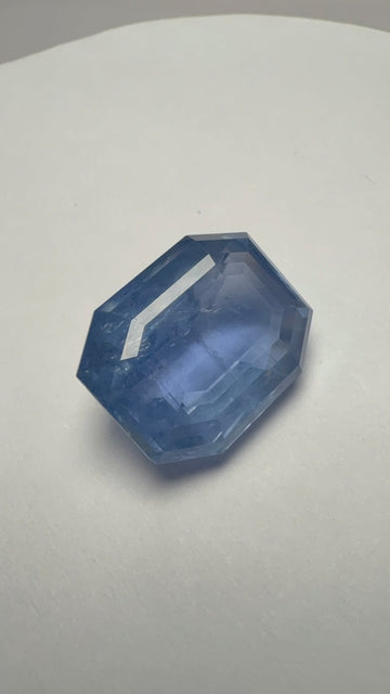 Blue Sapphire 18.94 carat SBS-55 front view
