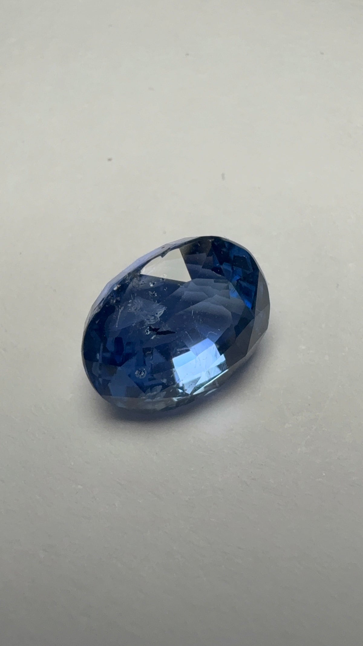 Blue Sapphire 7.08 carat SBS-58 front view