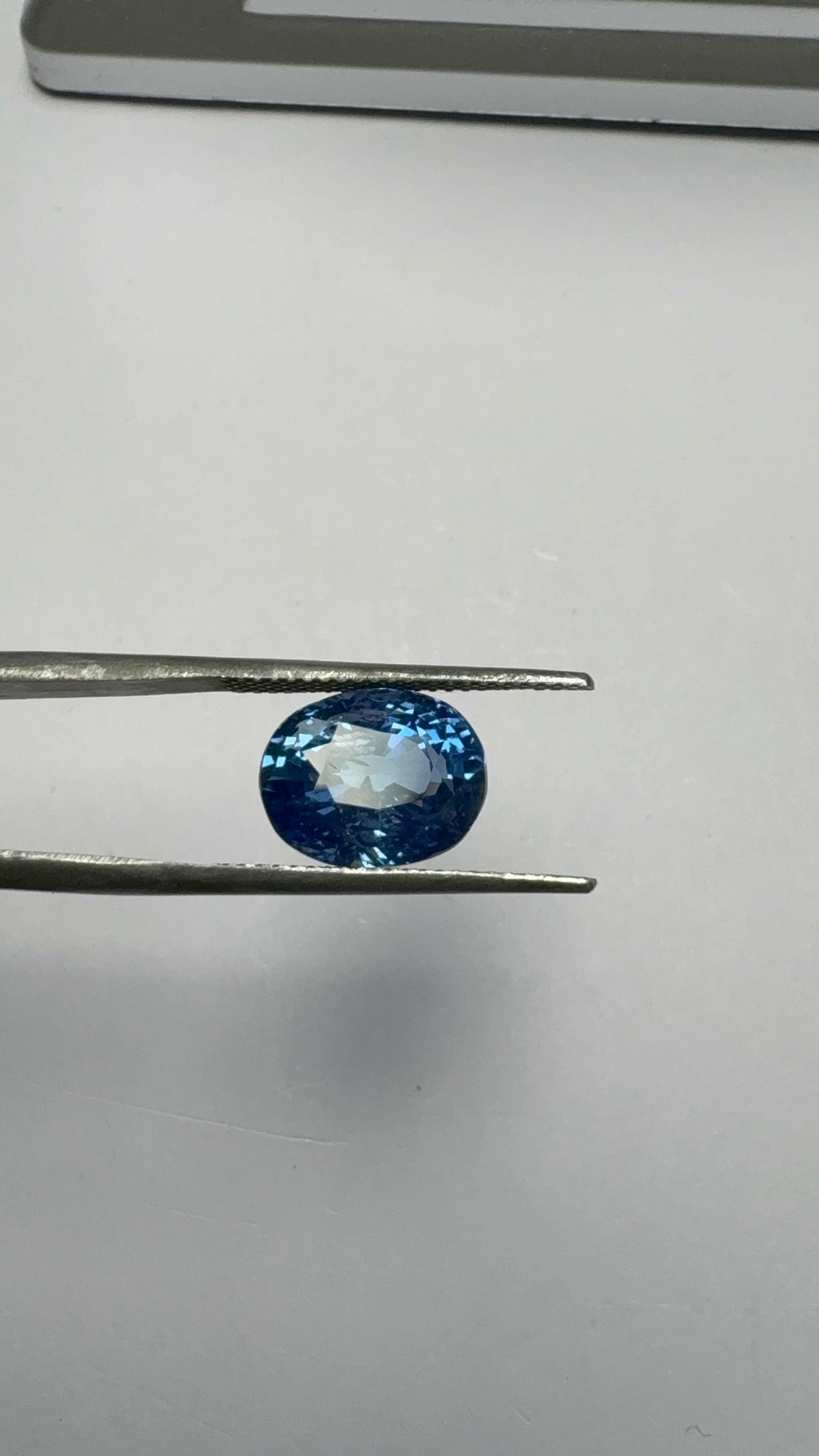 Blue Sapphire 7.08 carat SBS-58 angled view