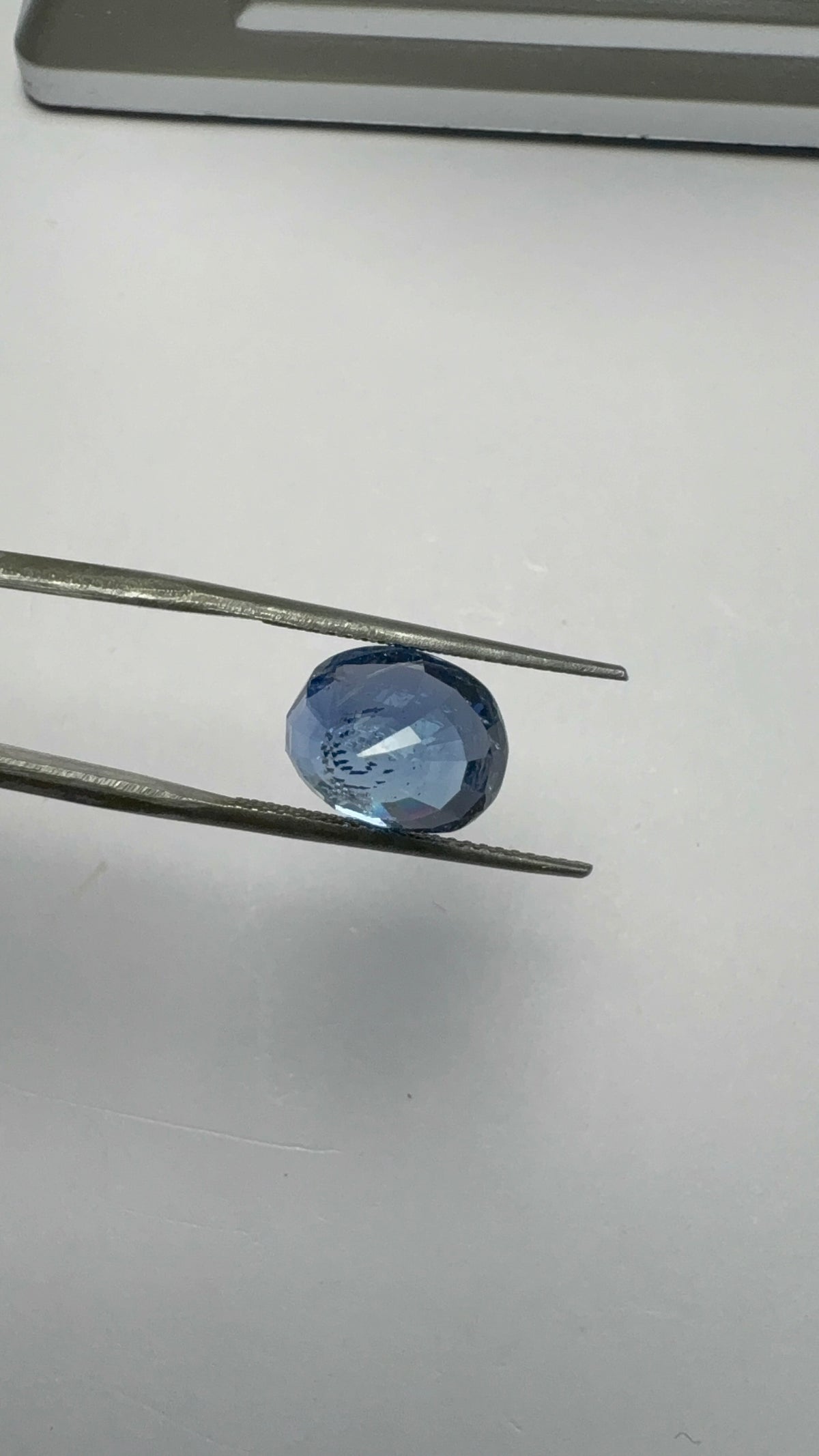 Blue Sapphire 7.08 carat SBS-58 reverse view