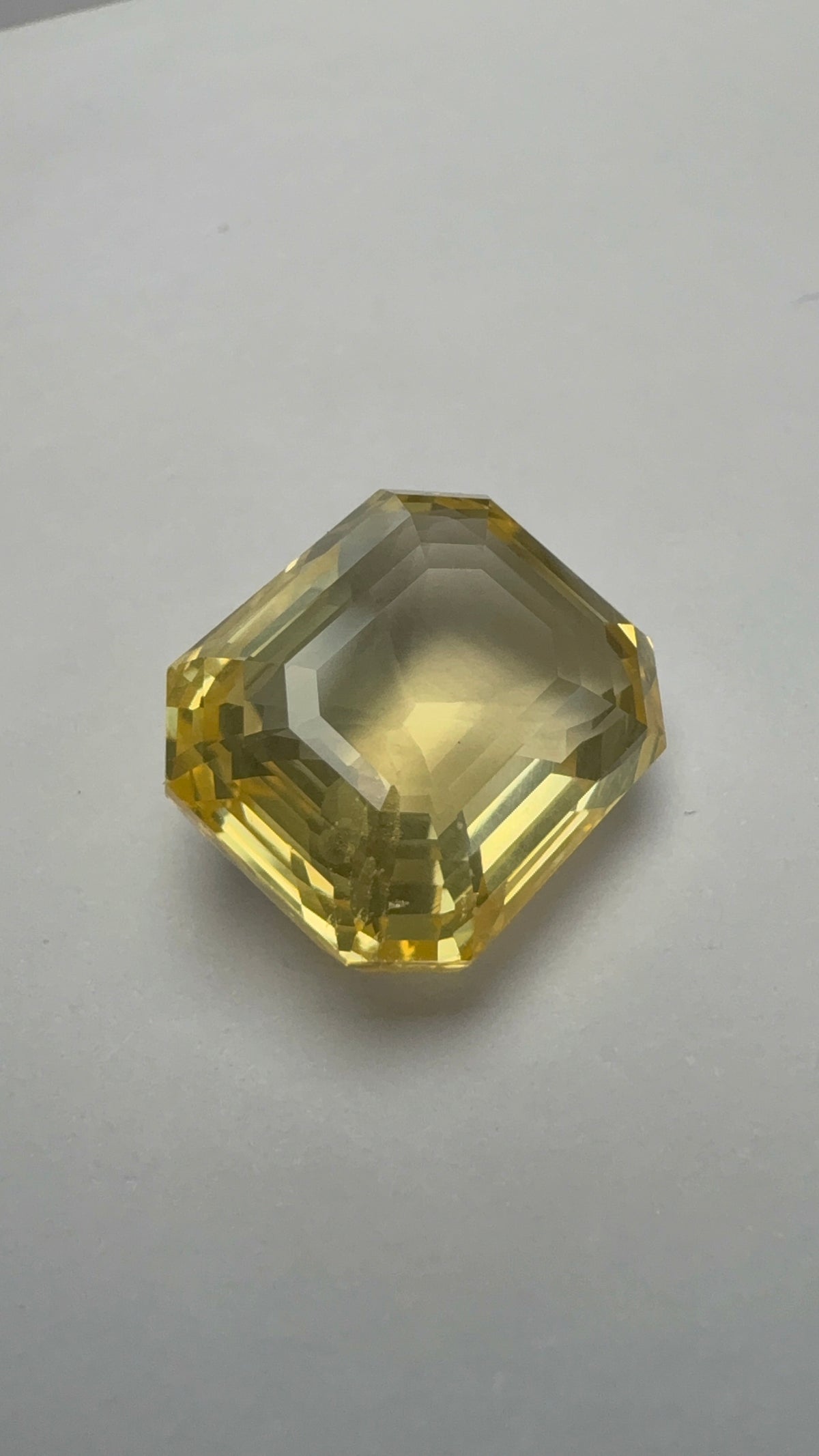 Yellow Sapphire 12.00 carat SYS-14 front view