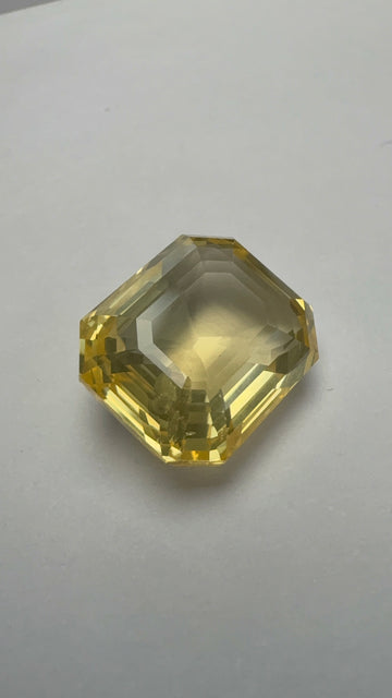 Yellow Sapphire 12.00 carat SYS-14 front view