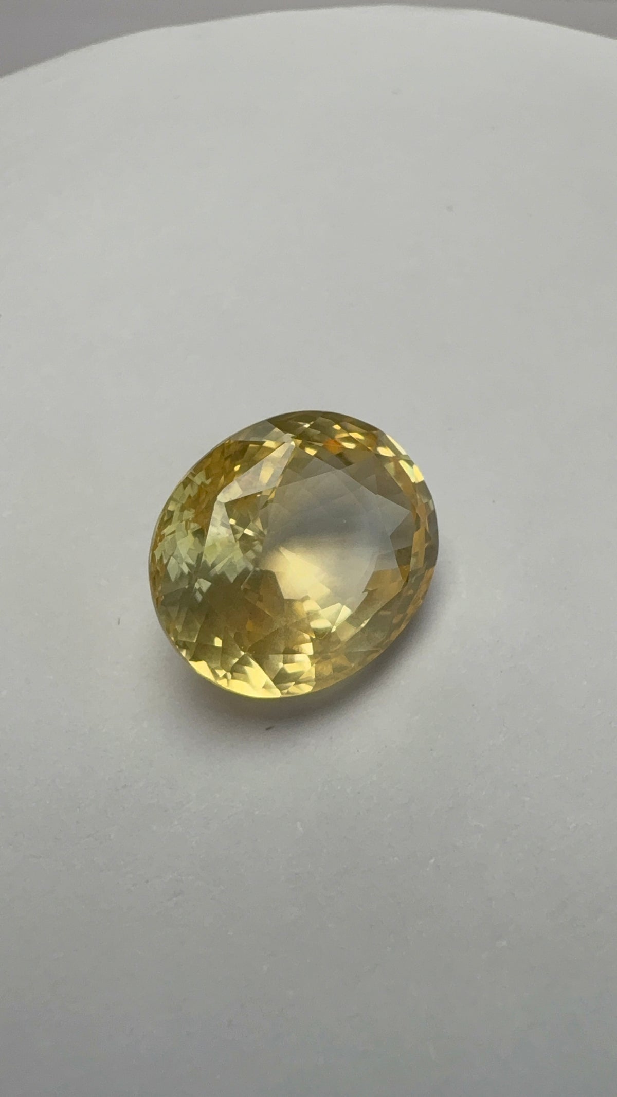 Yellow Sapphire 9.03 carat SYS-29 front view