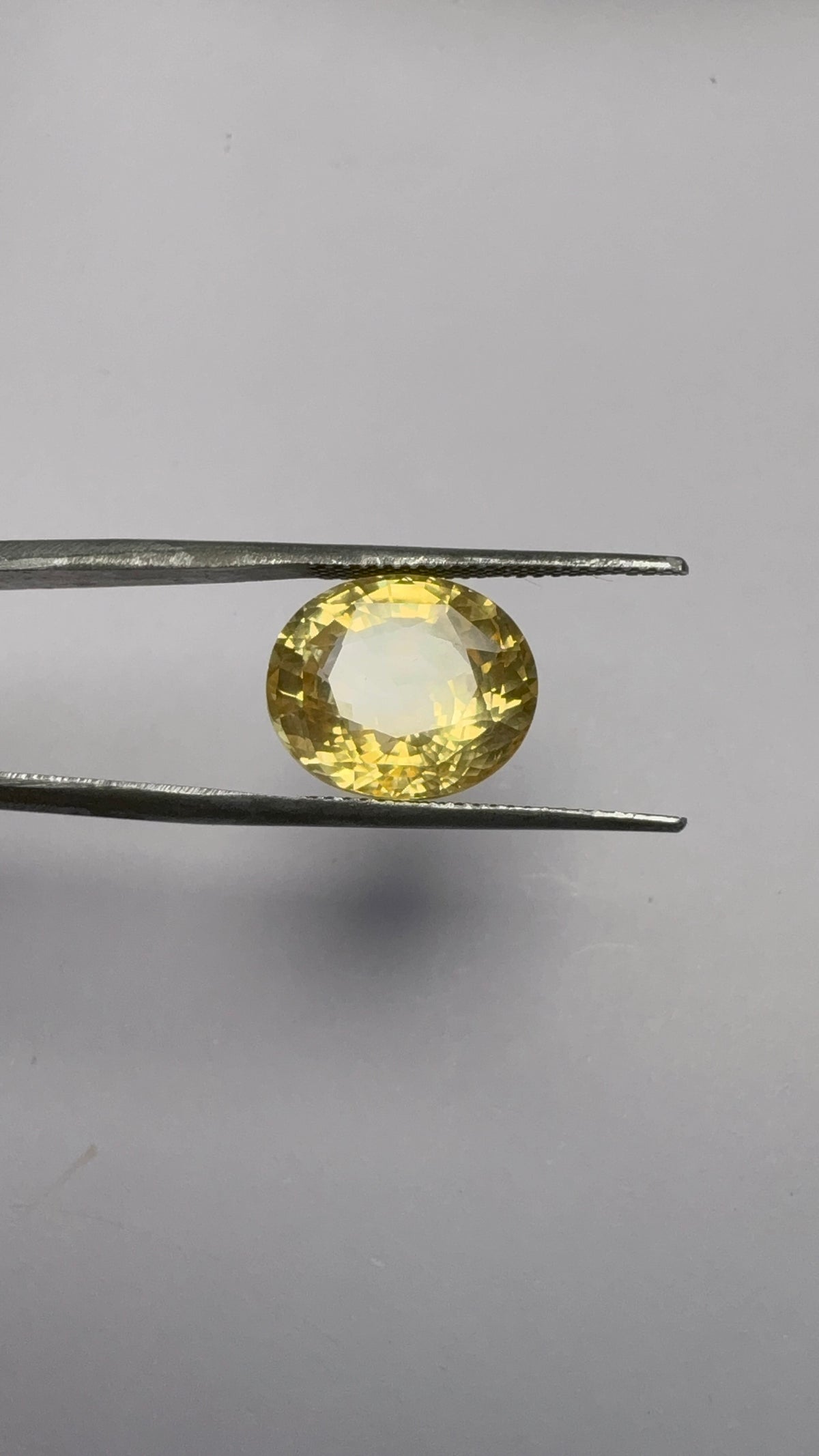 Yellow Sapphire 9.03 carat SYS-29 angled view