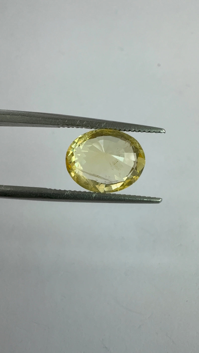 Yellow Sapphire – 3.15 Carat – Sri Lanka