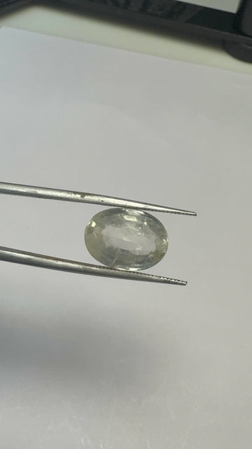 Yellow Sapphire 7.84 carat YSR-124 front view