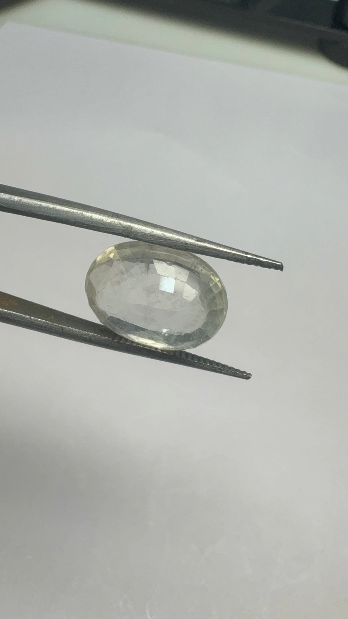 Yellow Sapphire 7.84 carat YSR-124 face-up view