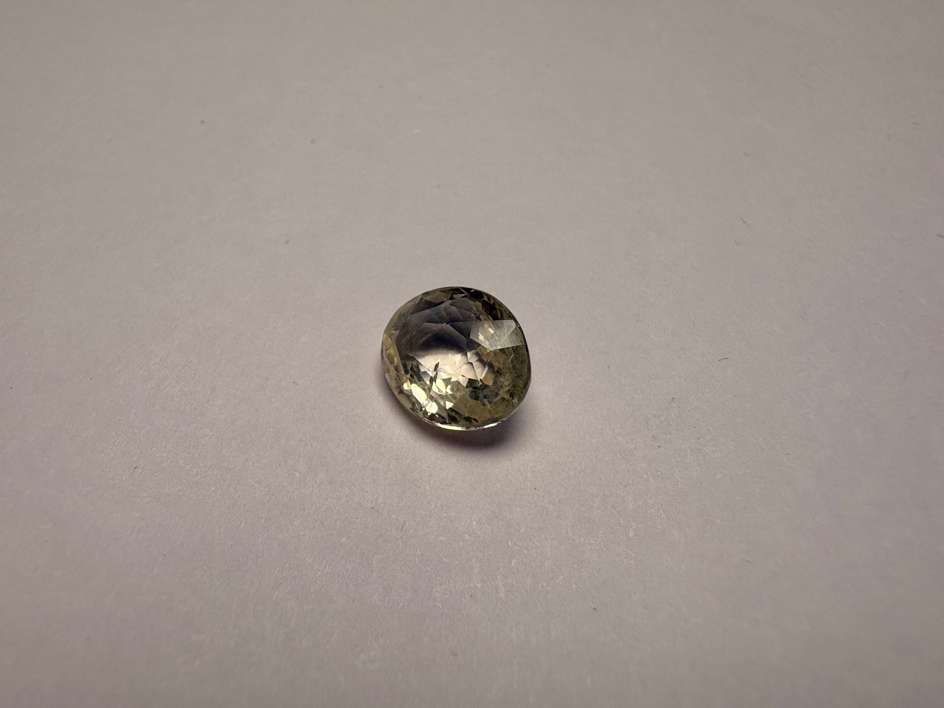 Yellow Sapphire 3.68 carat YSR-164 angled view