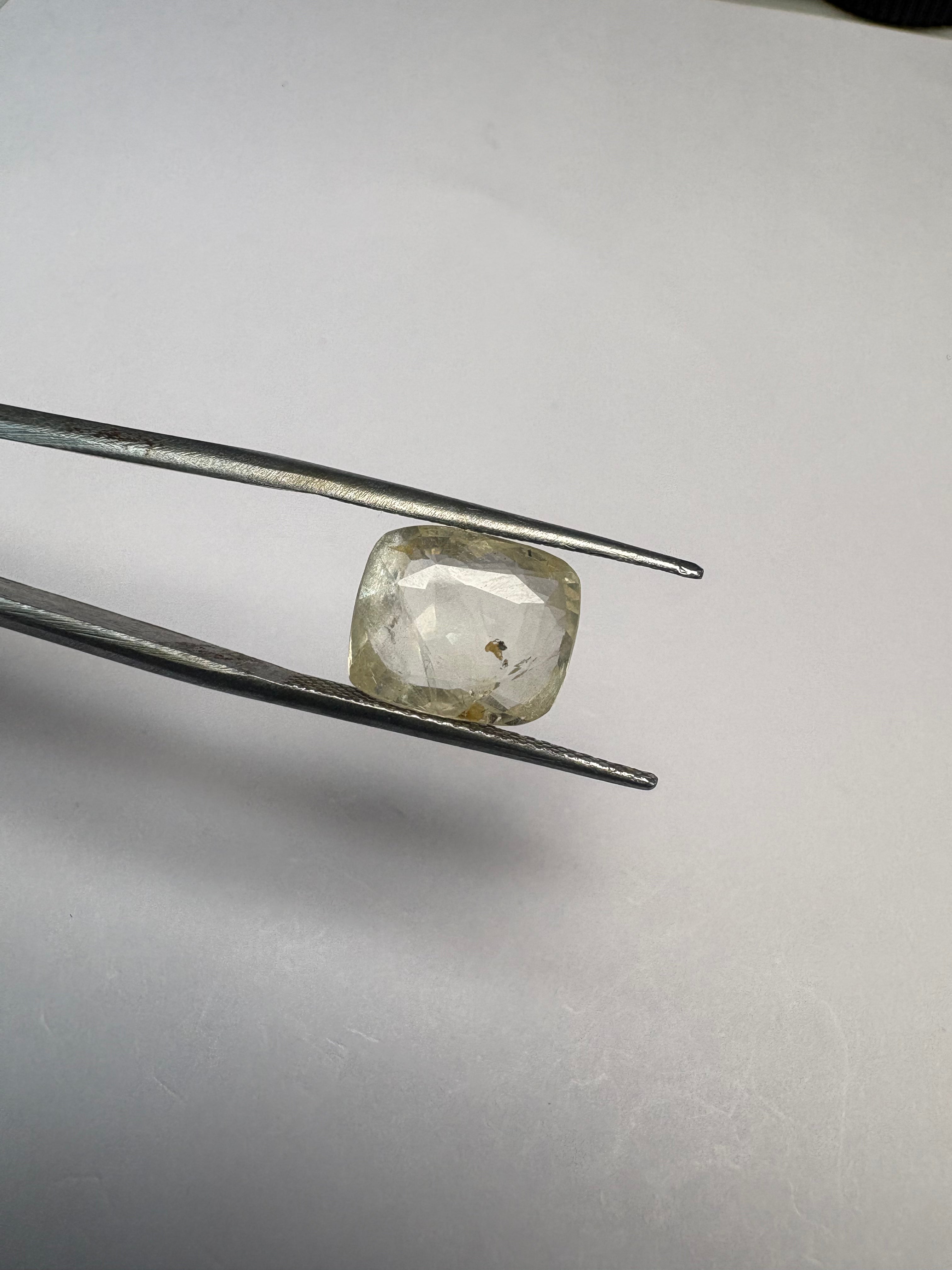 Yellow Sapphire 5.33 carat YSR-166 angled view