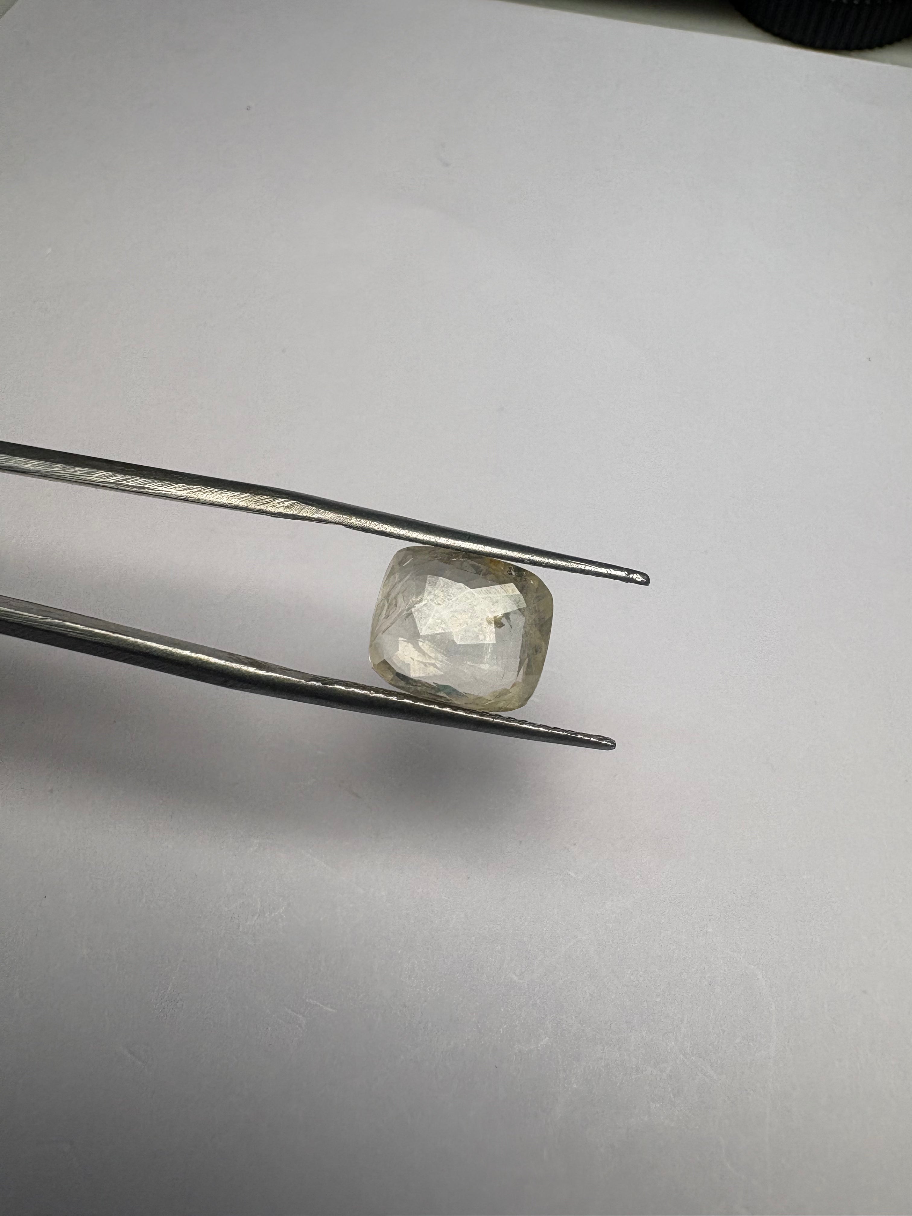 Yellow Sapphire 5.33 carat YSR-166 reverse view