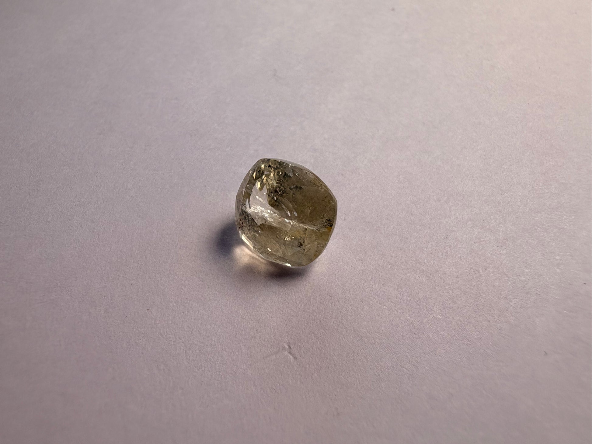 Yellow Sapphire 6.75 carat YSR-18 angled view