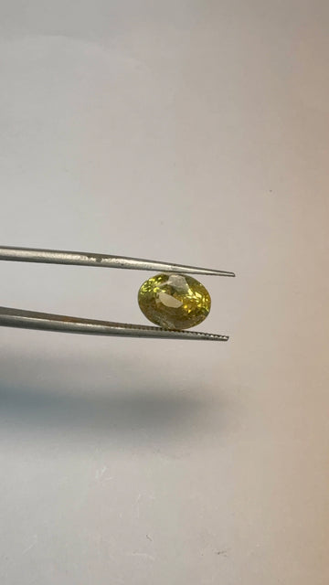 Yellow Sapphire 5.07 carat YSR-187 front view
