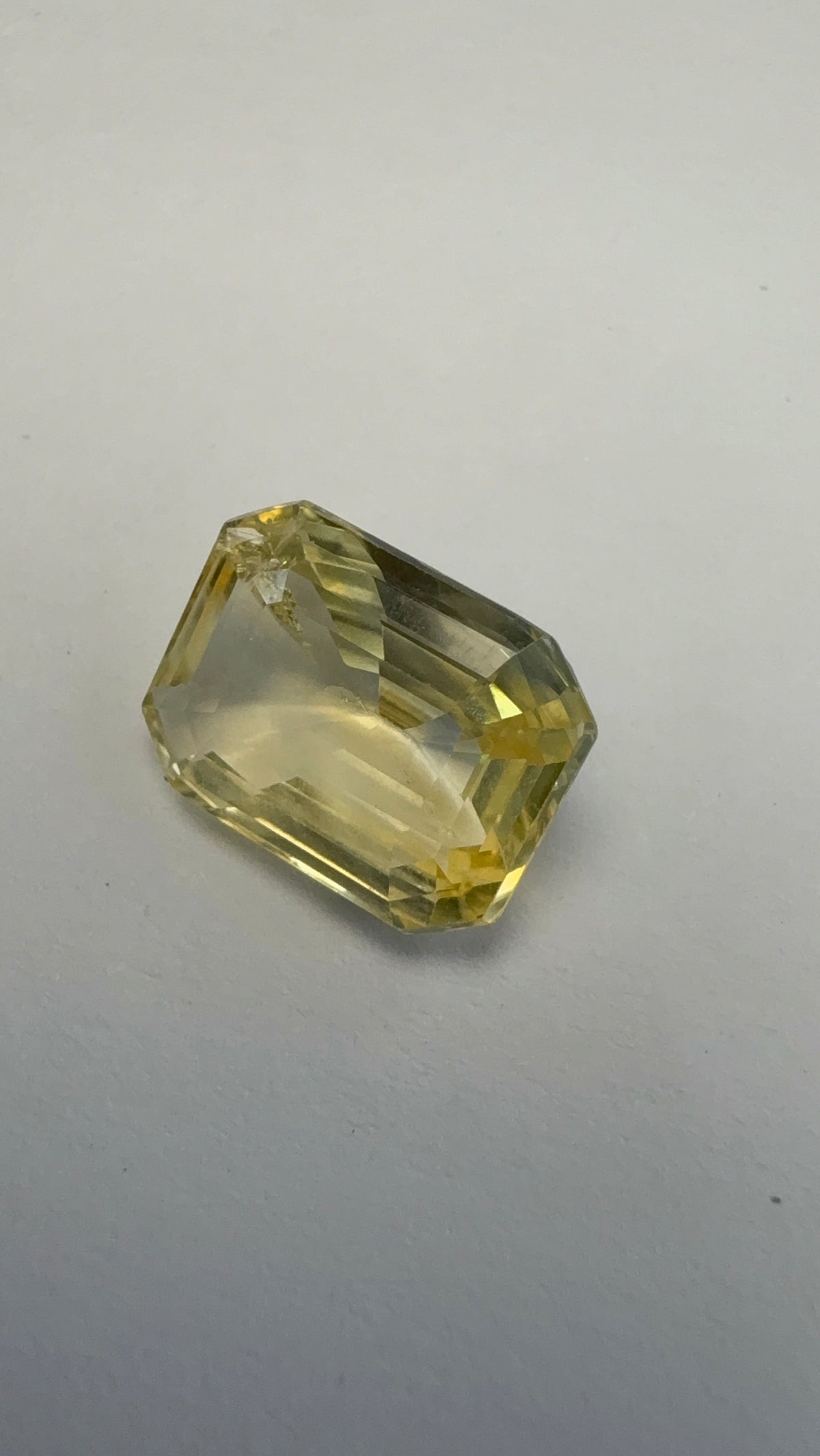 Yellow Sapphire 5.63 carat YSR-244 front view