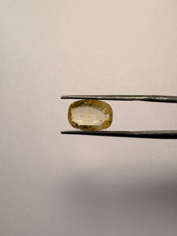 Yellow Sapphire 5.06 carat YSR-249 front view