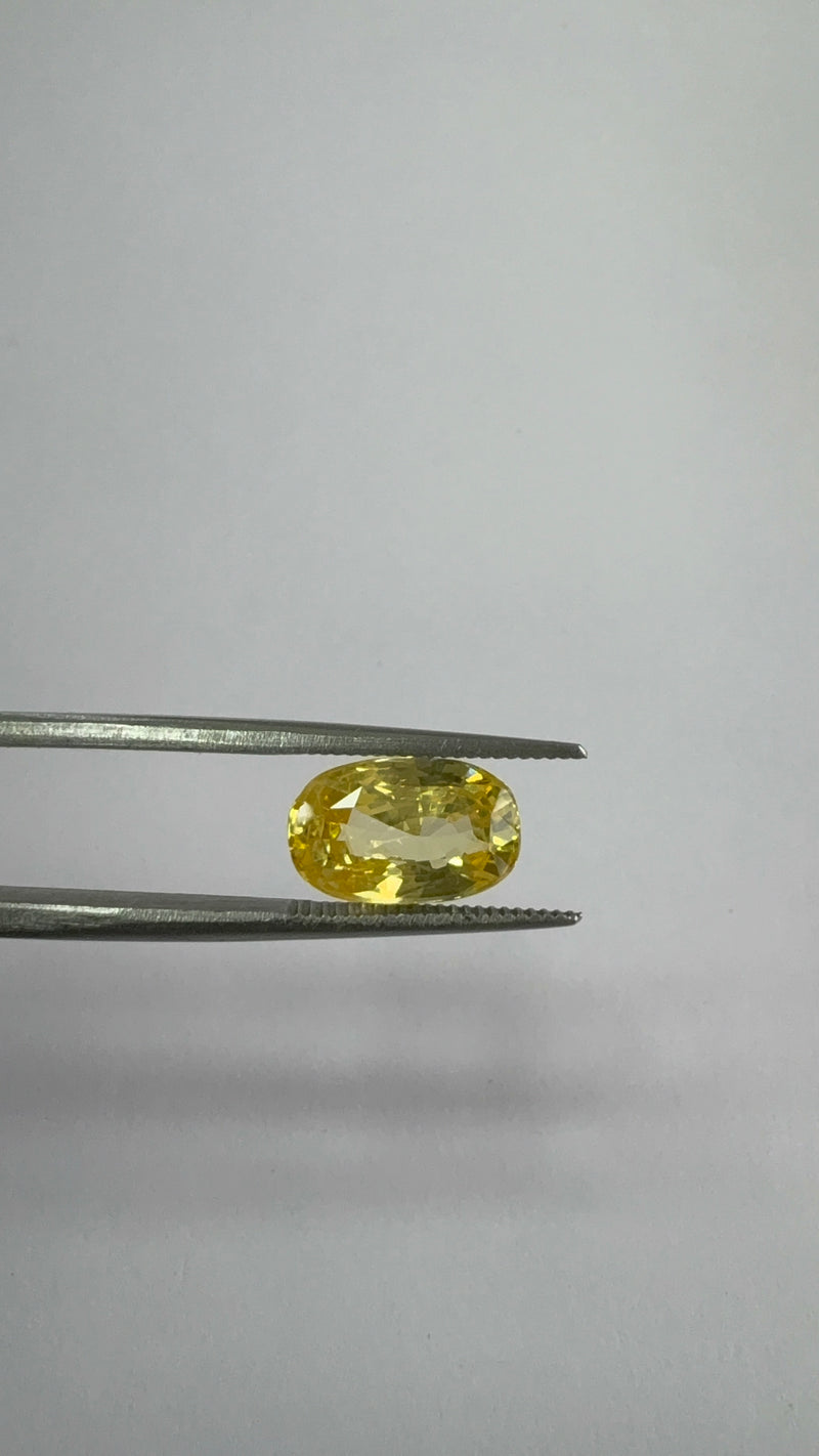 Yellow Sapphire – 4.05 Carat – Sri Lanka