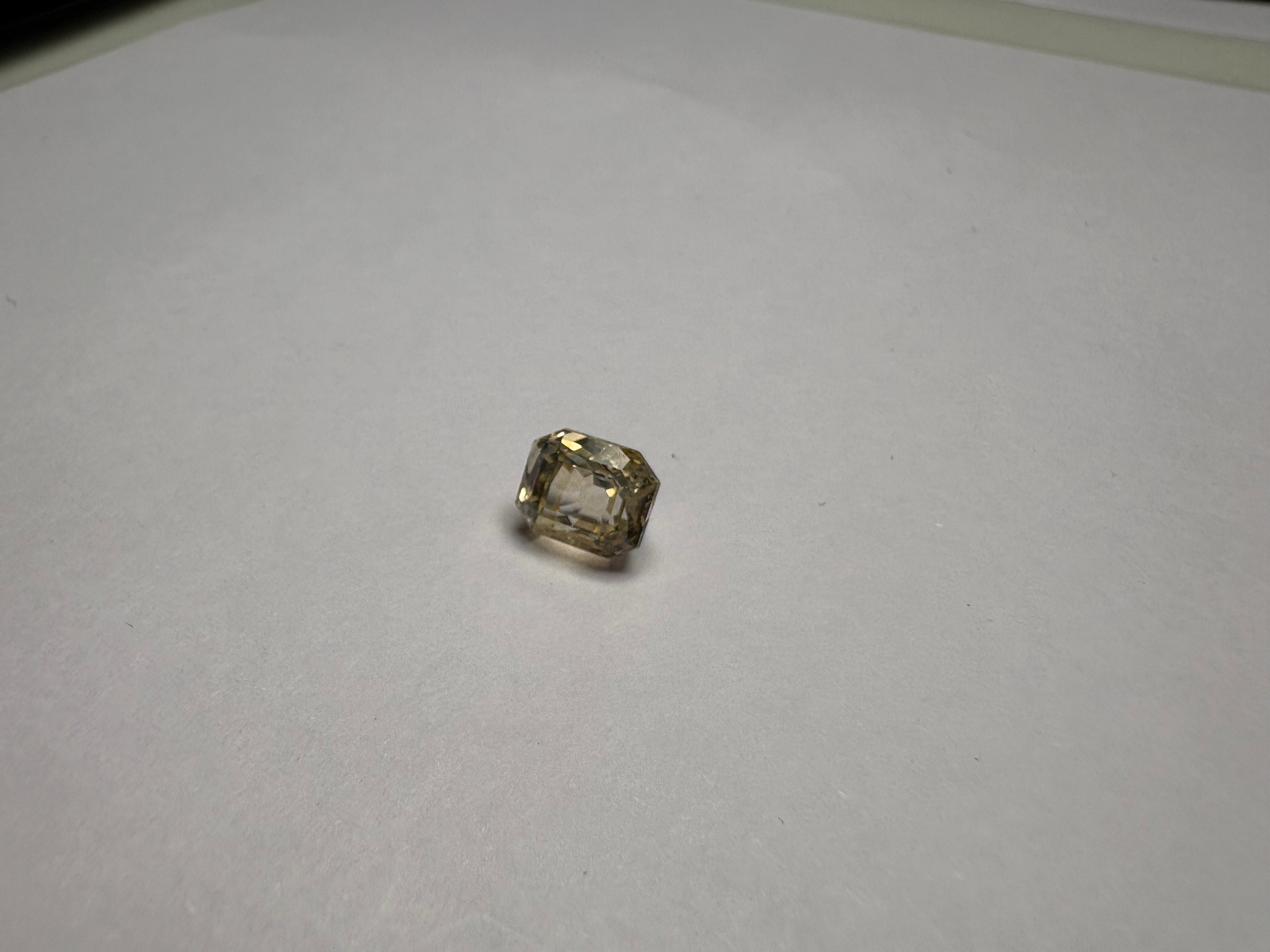 Yellow Sapphire 3.55 carat YSR-263 close view