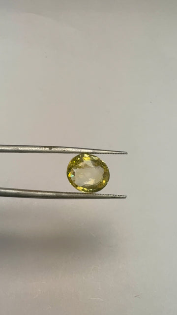 Yellow Sapphire 5.13 carat YSR-268 front view