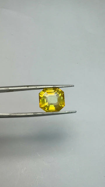 Yellow Sapphire 6.62 carat YSR-270 front view