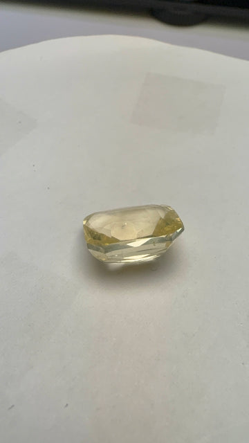 Yellow Sapphire 8.54 carat YSR-279 front view