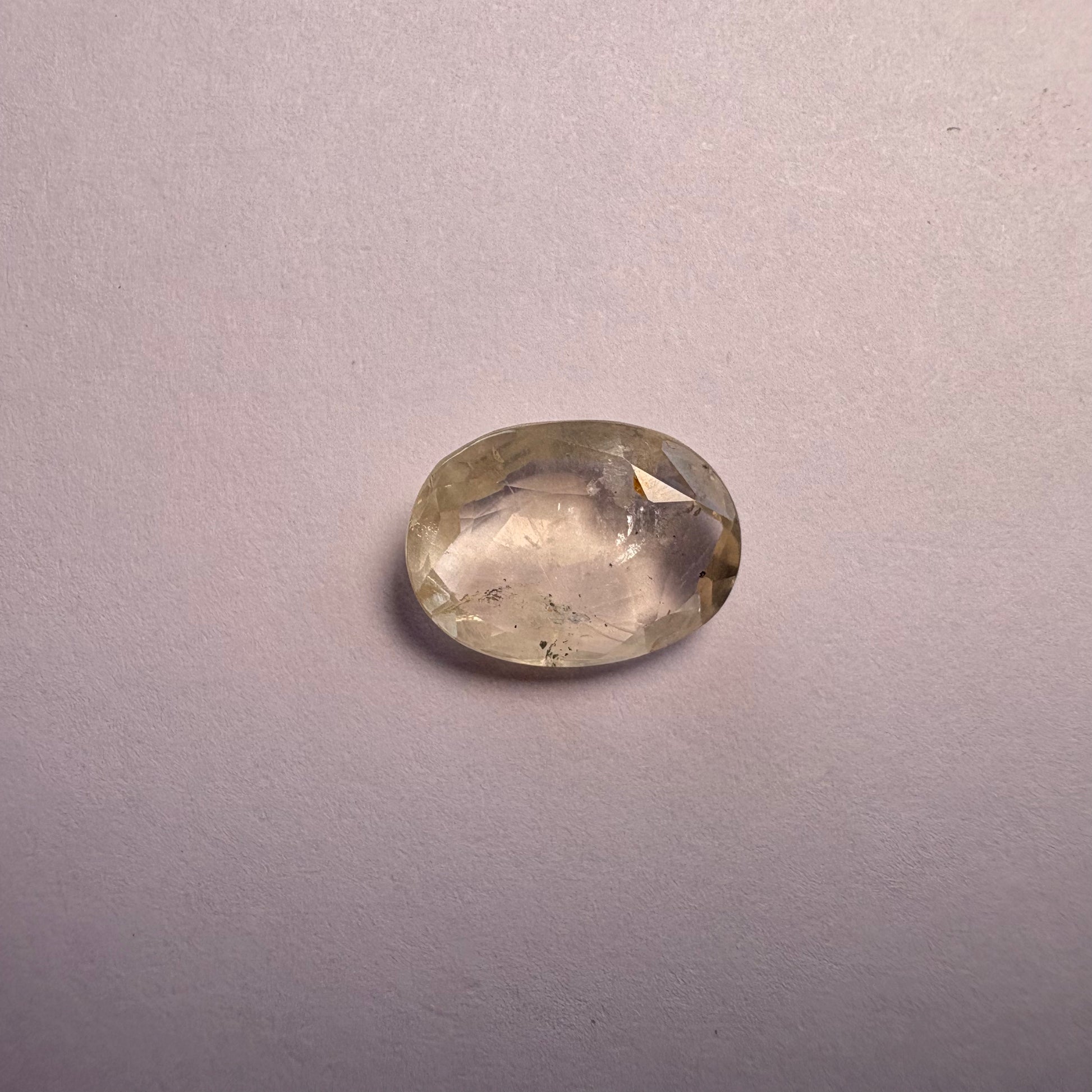 Yellow Sapphire 5.33 carat YSR-292 close view
