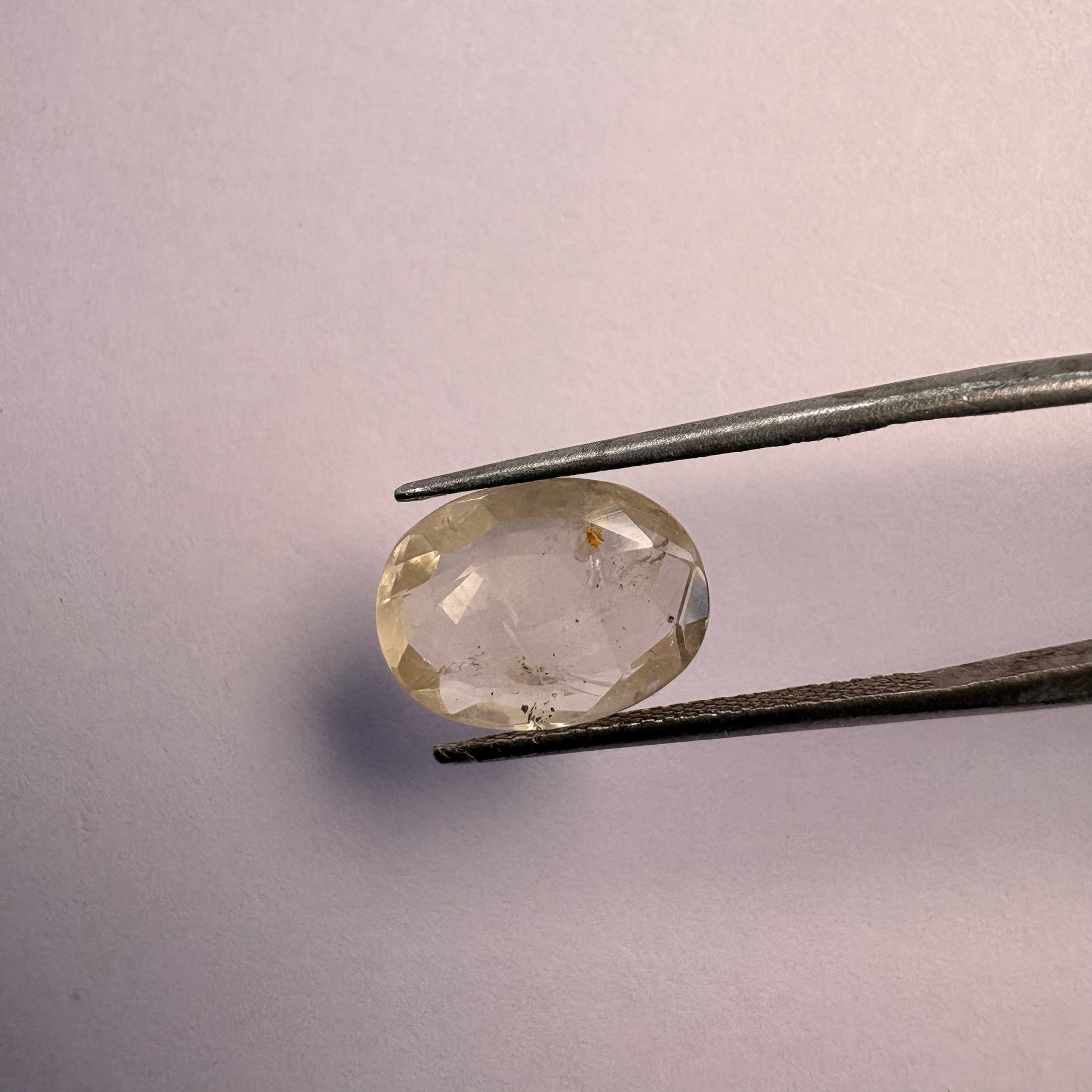 Yellow Sapphire 5.33 carat YSR-292 angled view