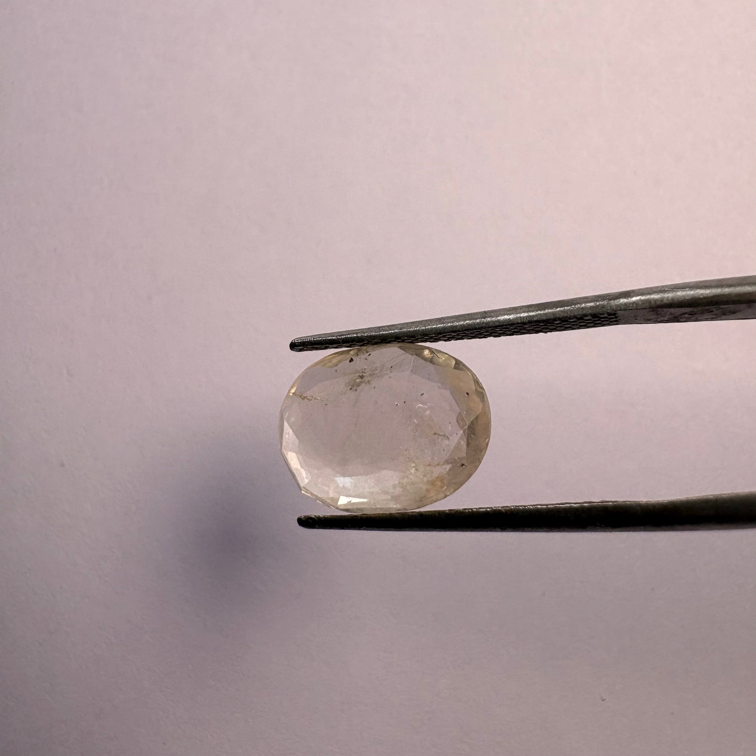 Yellow Sapphire 5.33 carat YSR-292 reverse view