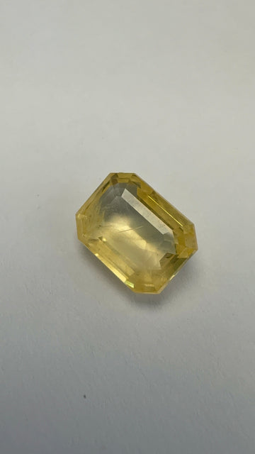 Yellow Sapphire 5.17 carat YSR-45 front view
