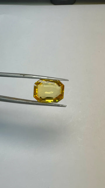 Yellow Sapphire 7.58 carat YSR-51 front view