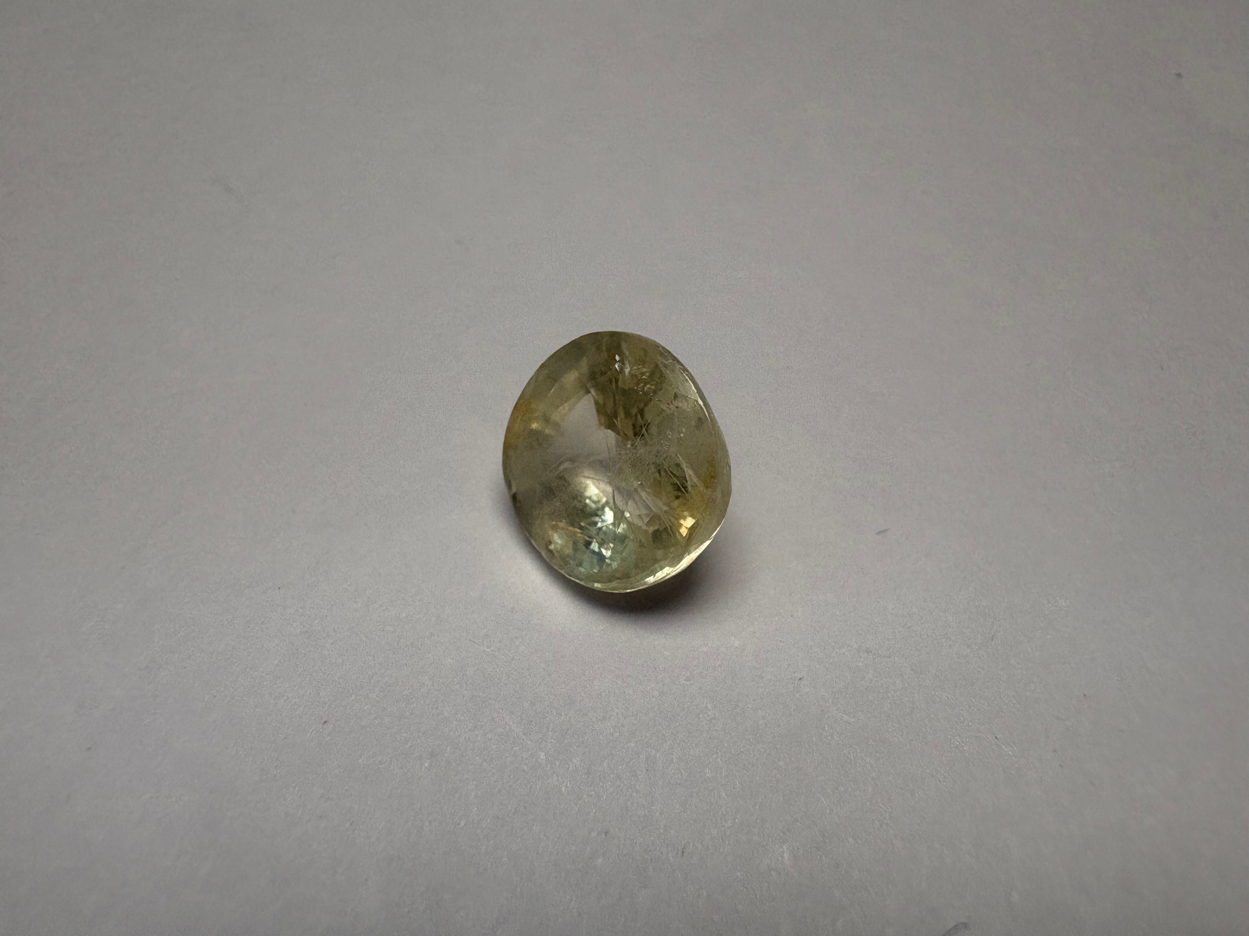 Yellow Sapphire 7.33 carat YSR-74 close view